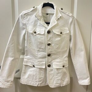 Ralph Lauren Black Label White Denim Jacket